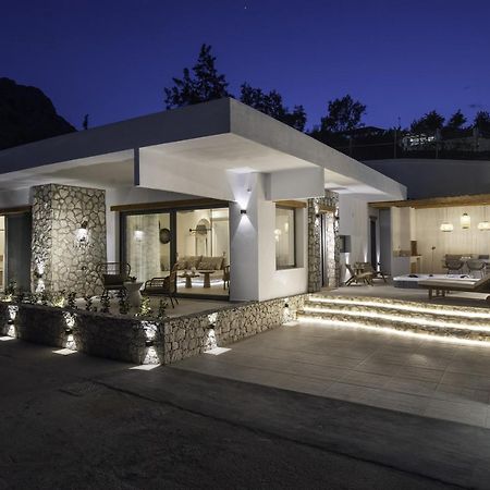 Lithos Luxury Villa อาร์คานเยโลส ภายนอก รูปภาพ