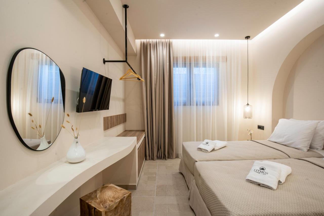 Lithos Luxury Villa อาร์คานเยโลส ภายนอก รูปภาพ